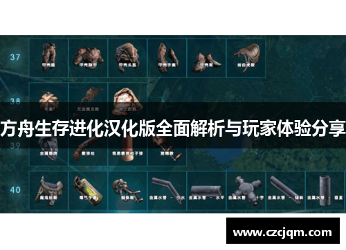 方舟生存进化汉化版全面解析与玩家体验分享 方舟生存进化汉化版全面解析与玩家体验分享